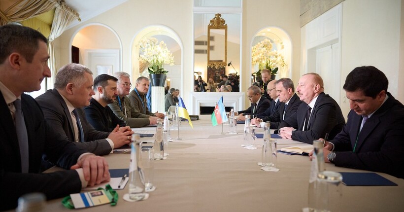 Зеленський зустрівся з президентом Азербайджану Ільхамом Алієвим