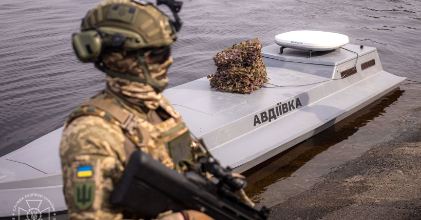 СБУ показала випробування першого дрона Sea Baby, на який донатили українці