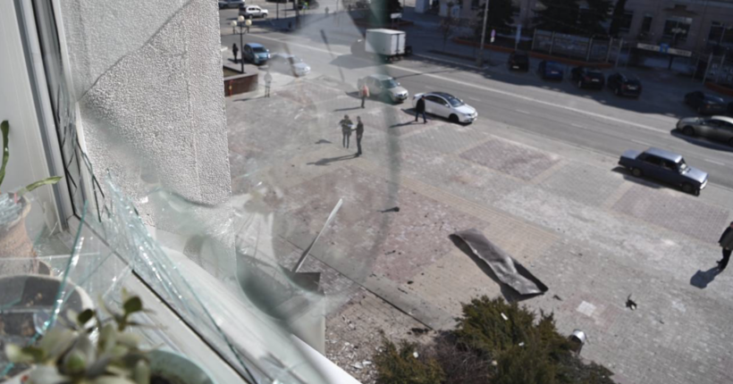У Бєлгороді безпілотник атакував будівлю міської адміністрації (фото)
