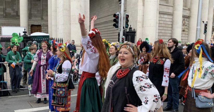 Україна вперше виступила на легендарному параді Святого Патрика у Дубліні (фото, відео)