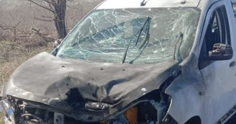Російські загарбники цілеспрямовано обстріляли автомобіль із цивільними на Харківщині