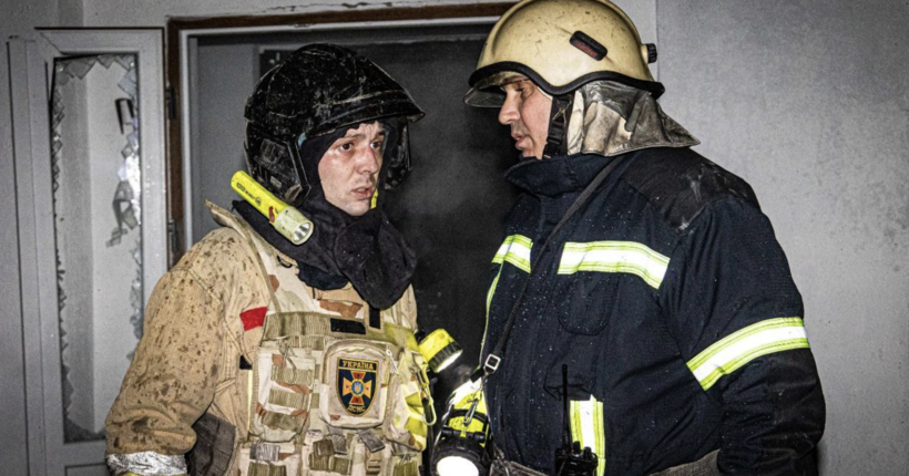 Росіяни атакували рятувальників та поліцейських, які прибули на місце ворожого удару у Харкові