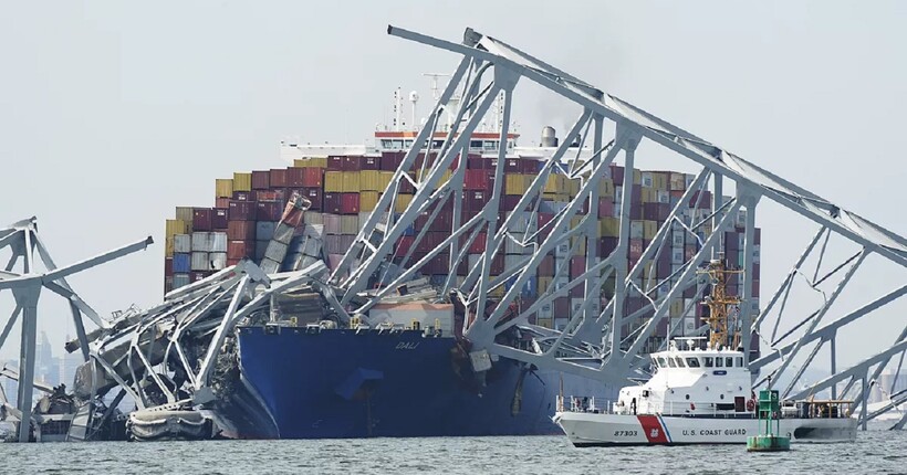 Обвал мосту у США: у порту Балтимор зникли безвісти щонайменше шість робітників
