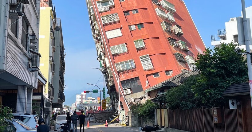 На Тайвані стався найпотужніший землетрус за 25 років (відео)