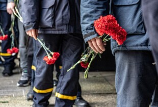 У Харкові попрощалися з трьома рятувальниками, яких росія вбила 4 квітня