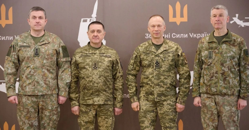 Сирський у Києві зустрівся із військовим керівництвом Литви