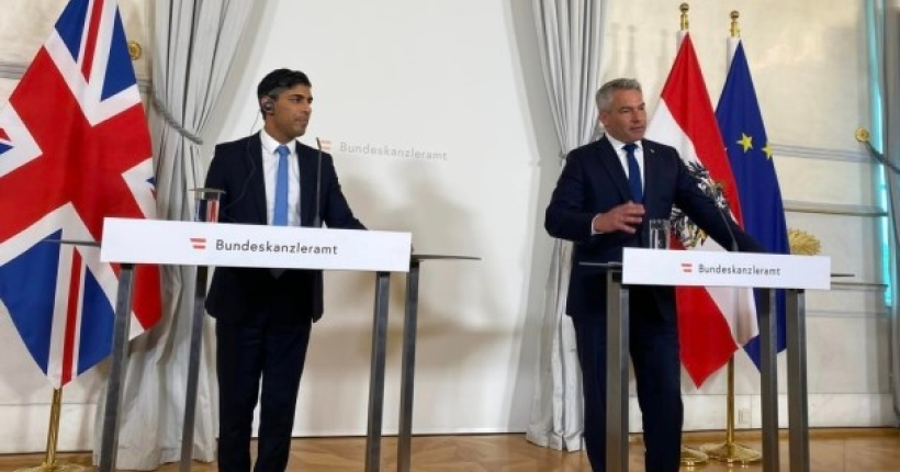 Канцлер Австрії та прем’єр Великої Британії обговорили посилення підтримки України