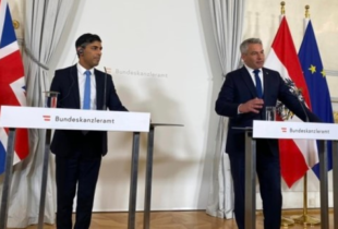 Канцлер Австрії та прем’єр Великої Британії обговорили посилення підтримки України
