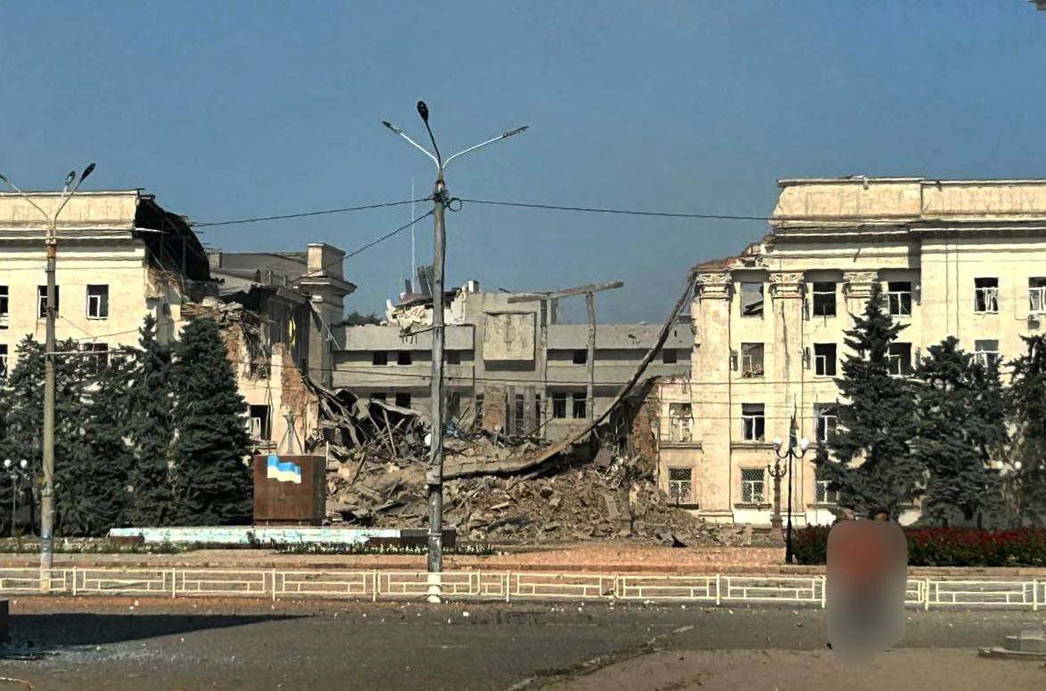 наслідки удару у херсоні