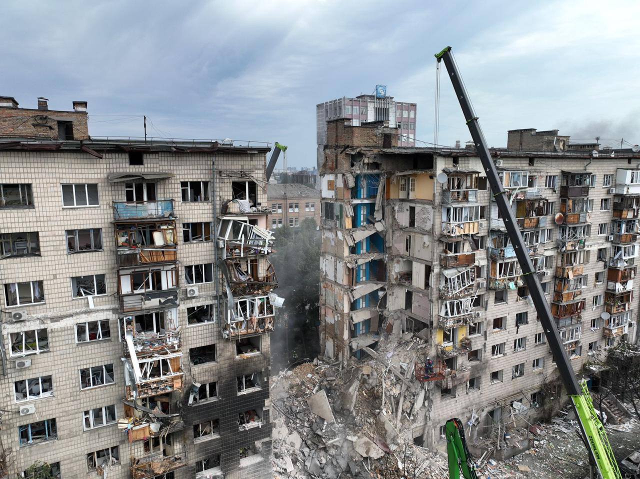 київ обстріл наслідки 17 червня