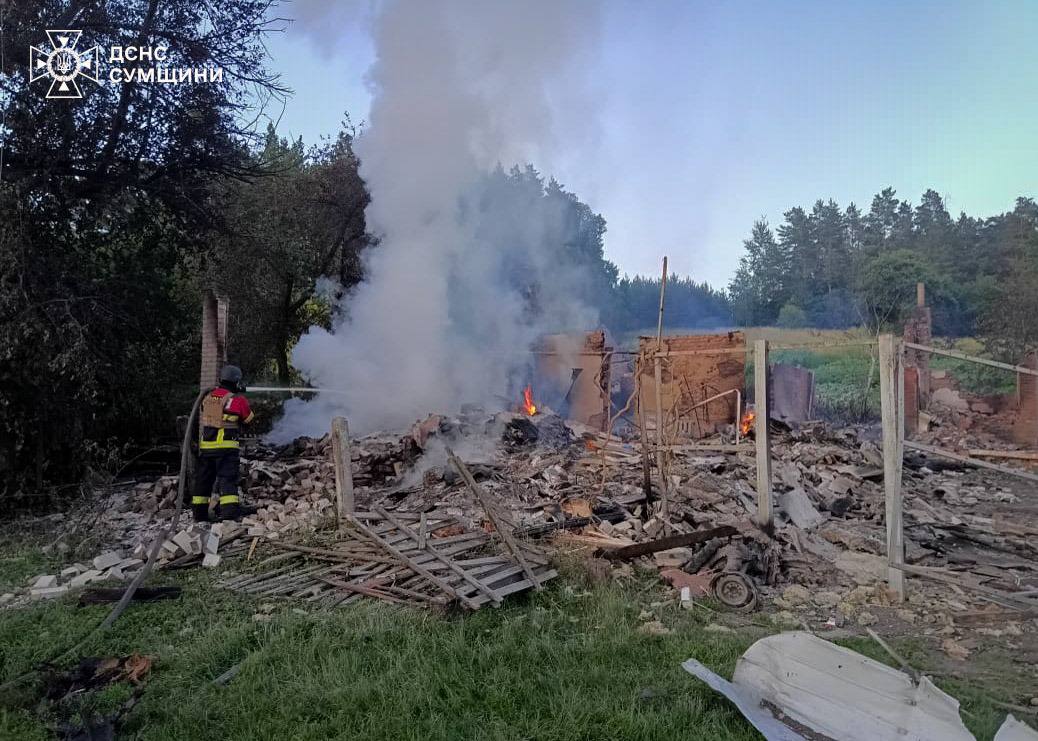 наслідки обстрілу сумщини