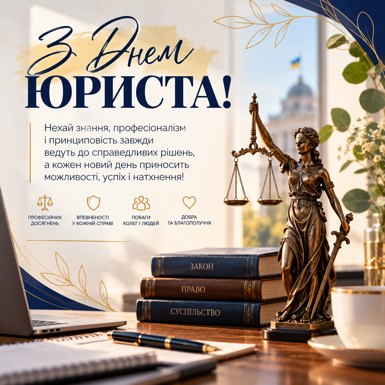 День юриста - листівка до свята