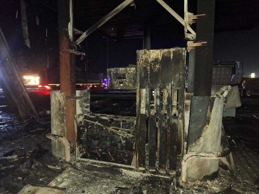 Удар по АЗС на Хмельниччині 14 жовтня