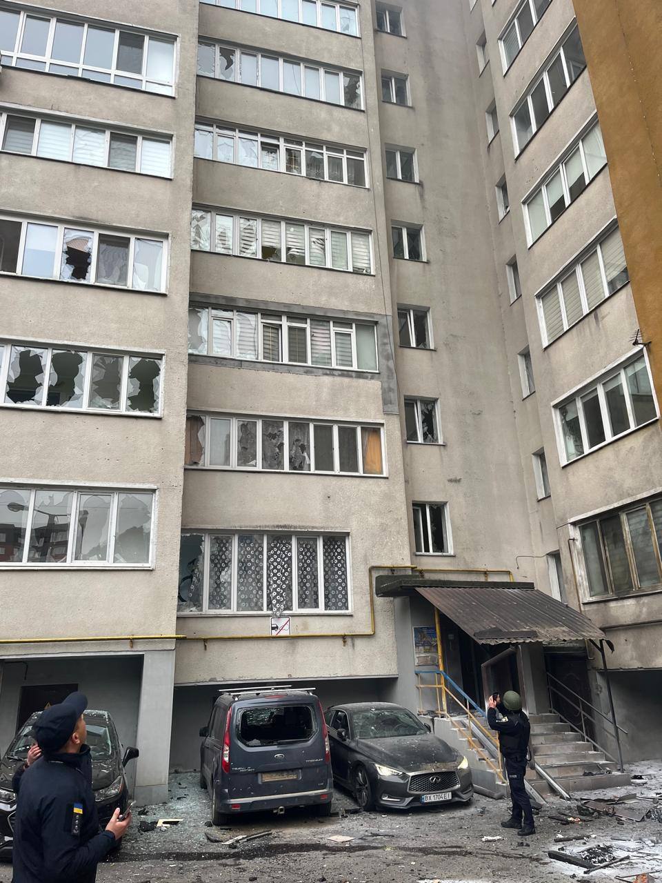 Приліт у багатоповерхівку в Хмельницькому 24 вересня