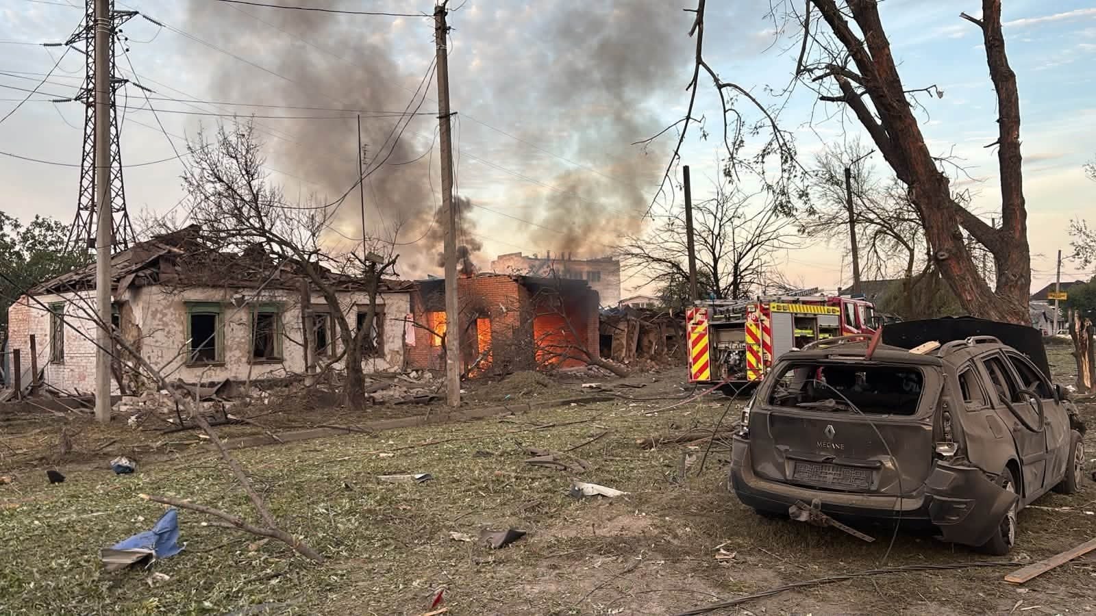 Кременчук - наслідки обстрілу 7 жовтня. Фото: міський голова