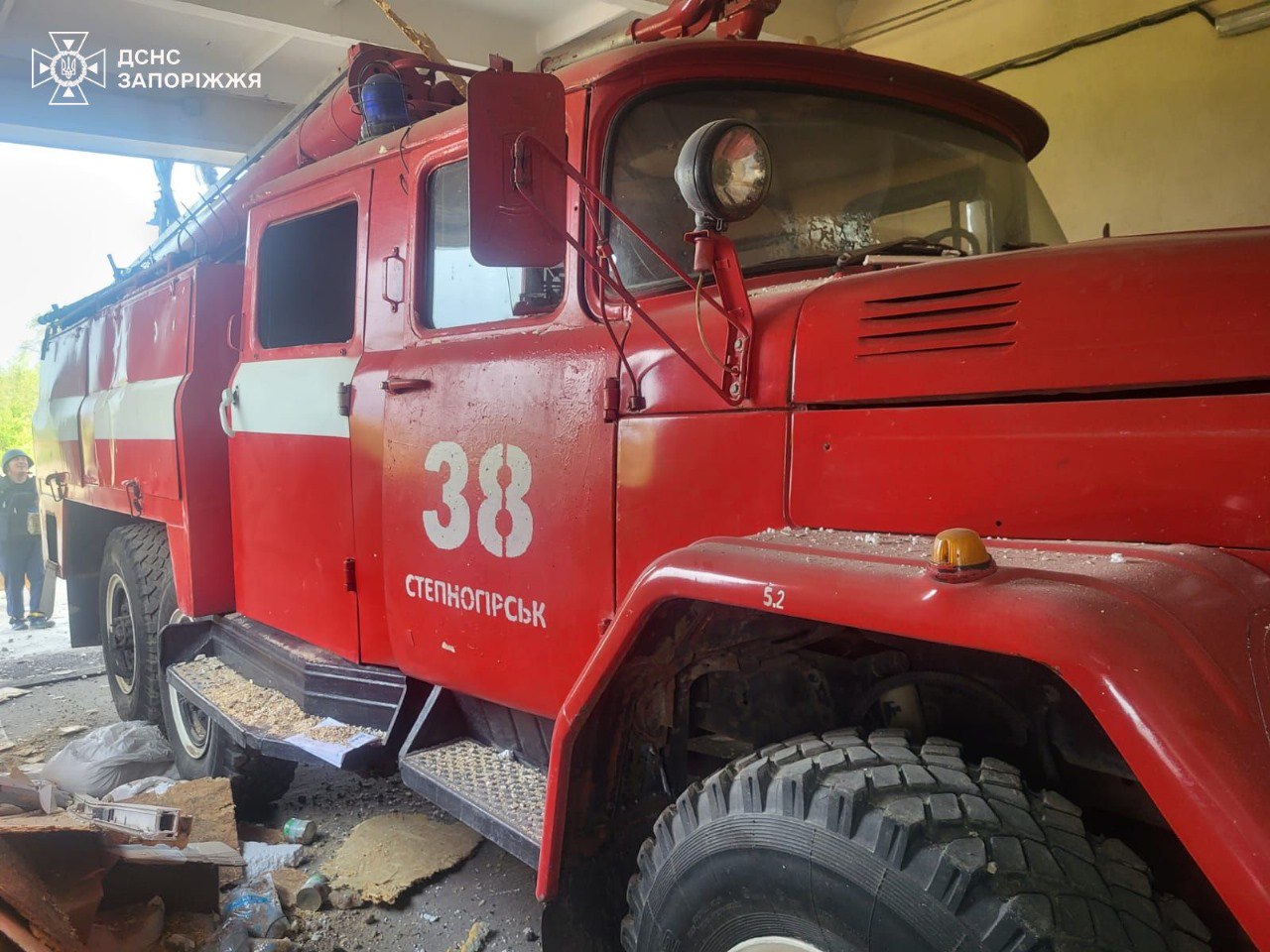 обстріл пожежної частини