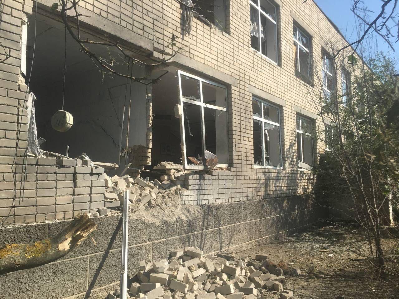 пошкоджено школу на Херсонщині
