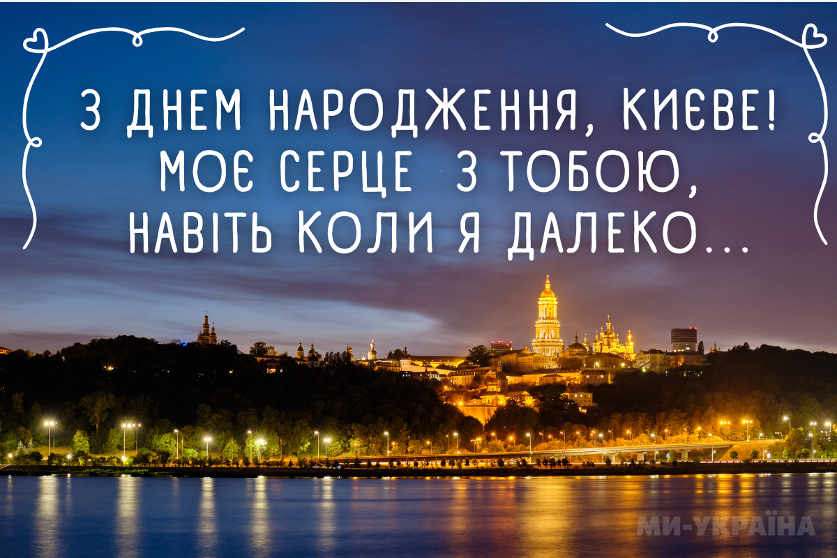 День Києва привітання своїми словами