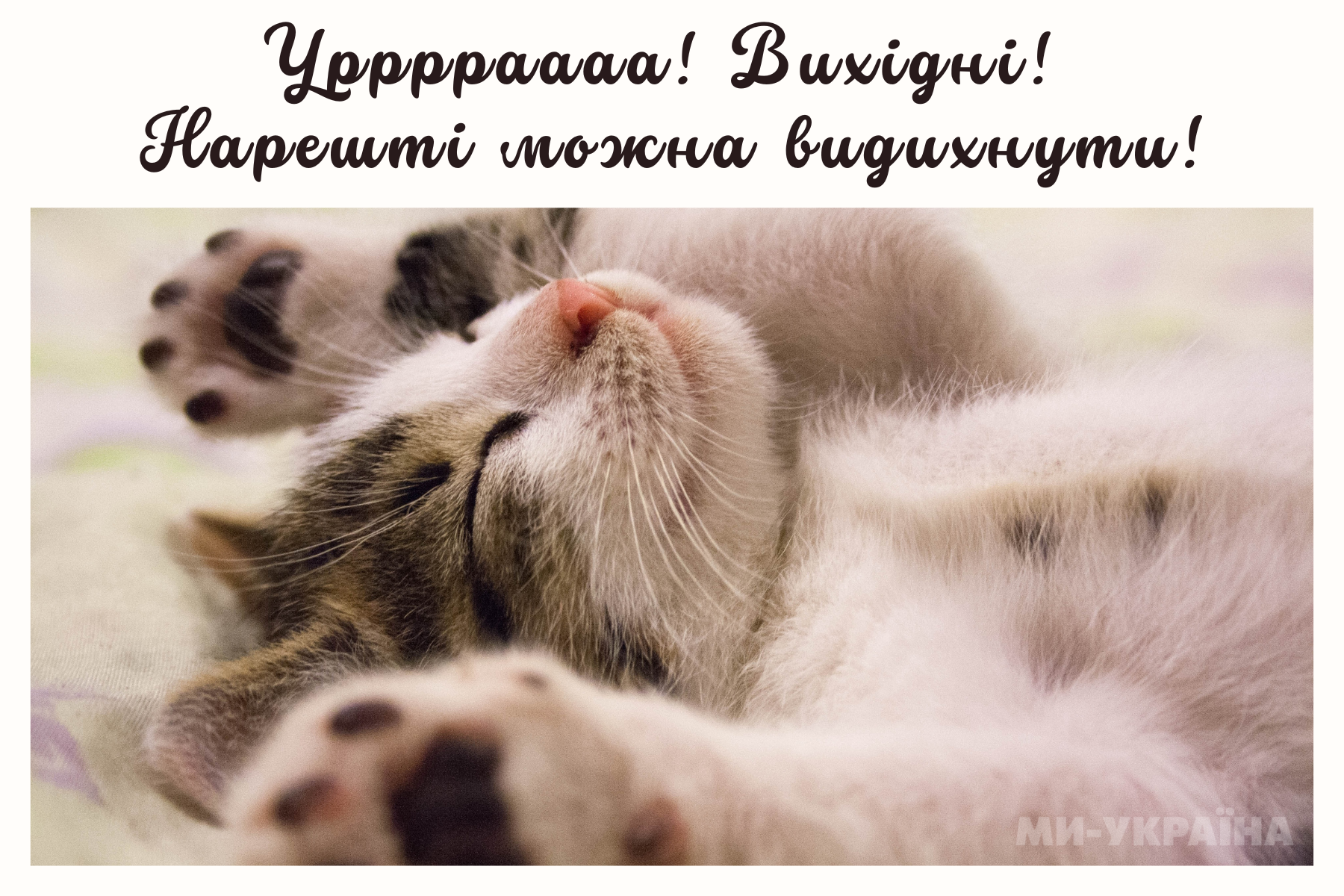 з суботою гарних вихідних
