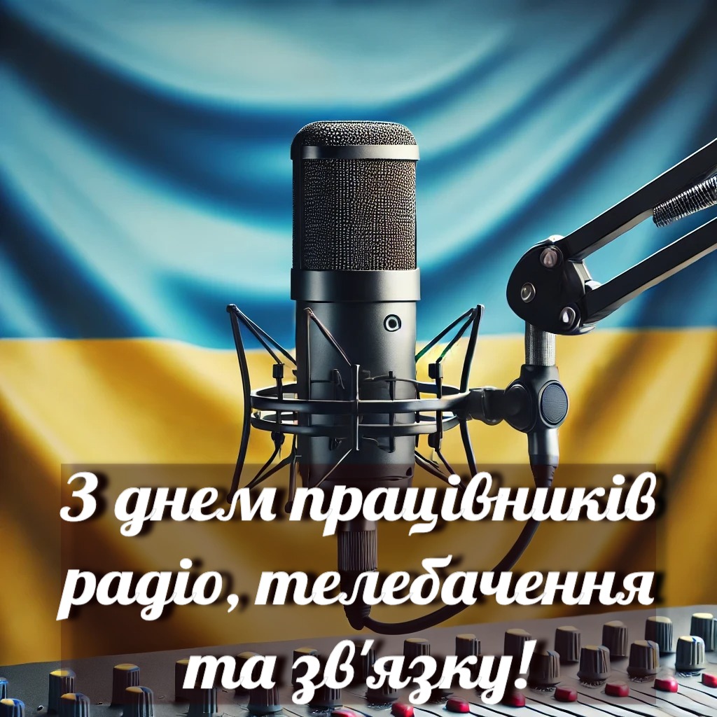 З Днем працівників радіо, телебачення та зв'язку - листівки