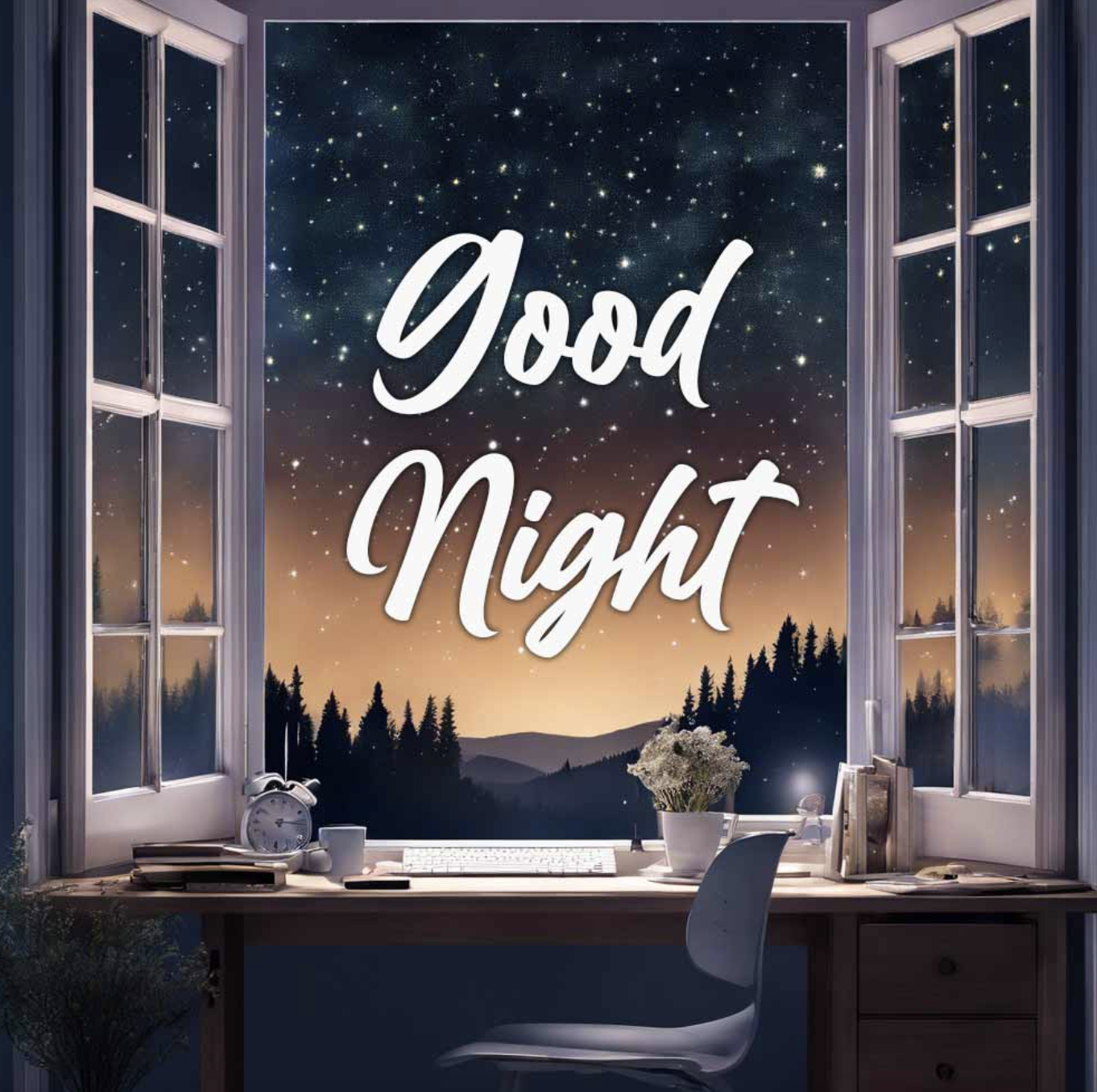 Good night листівка