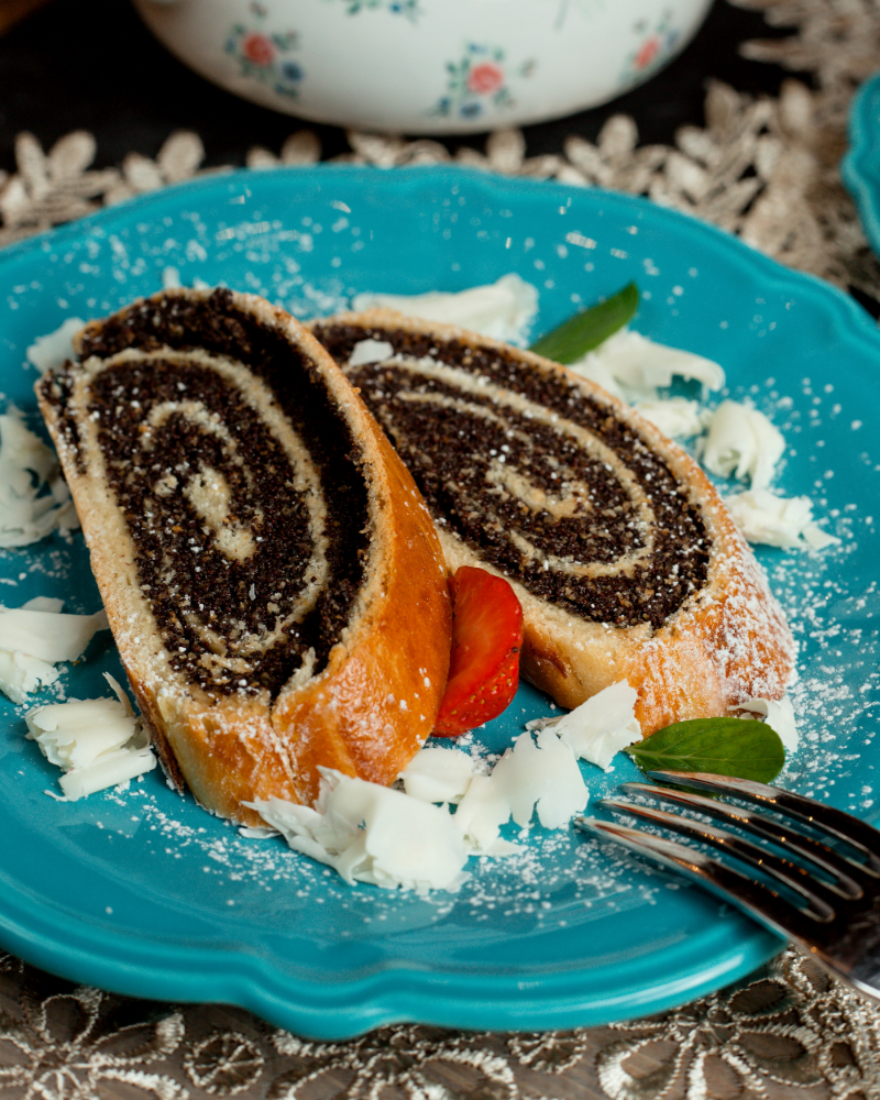 рулет з маком і гарбузом