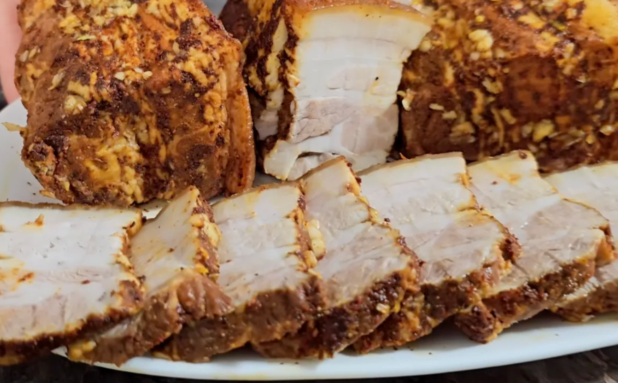 Грудинка копчена домашня