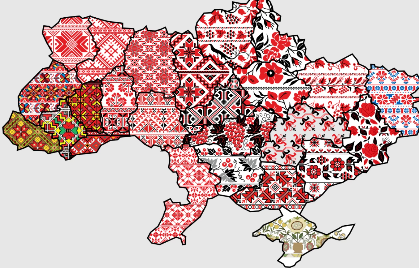 які візерунки вишиванки є по україні
