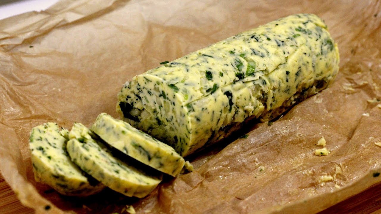 масло із зеленню рецепт