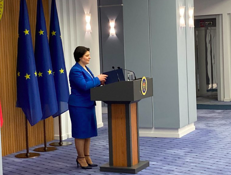 Прем'єр-міністерка Молдови заявила про звільнення з посади