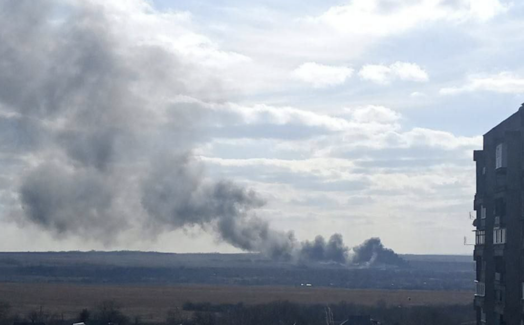 Російський винищувач приземлили на Донбасі Сили оборони України