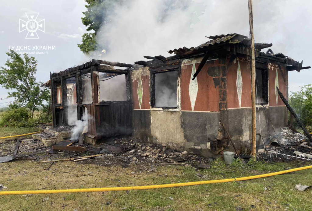 Пожежа у житловому будинку на Львівщині
